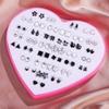 36 Pairs Non-allergenic Heart Box Earring Set - Fashionable, Non-repeating Designs for Women and Best Friends.
