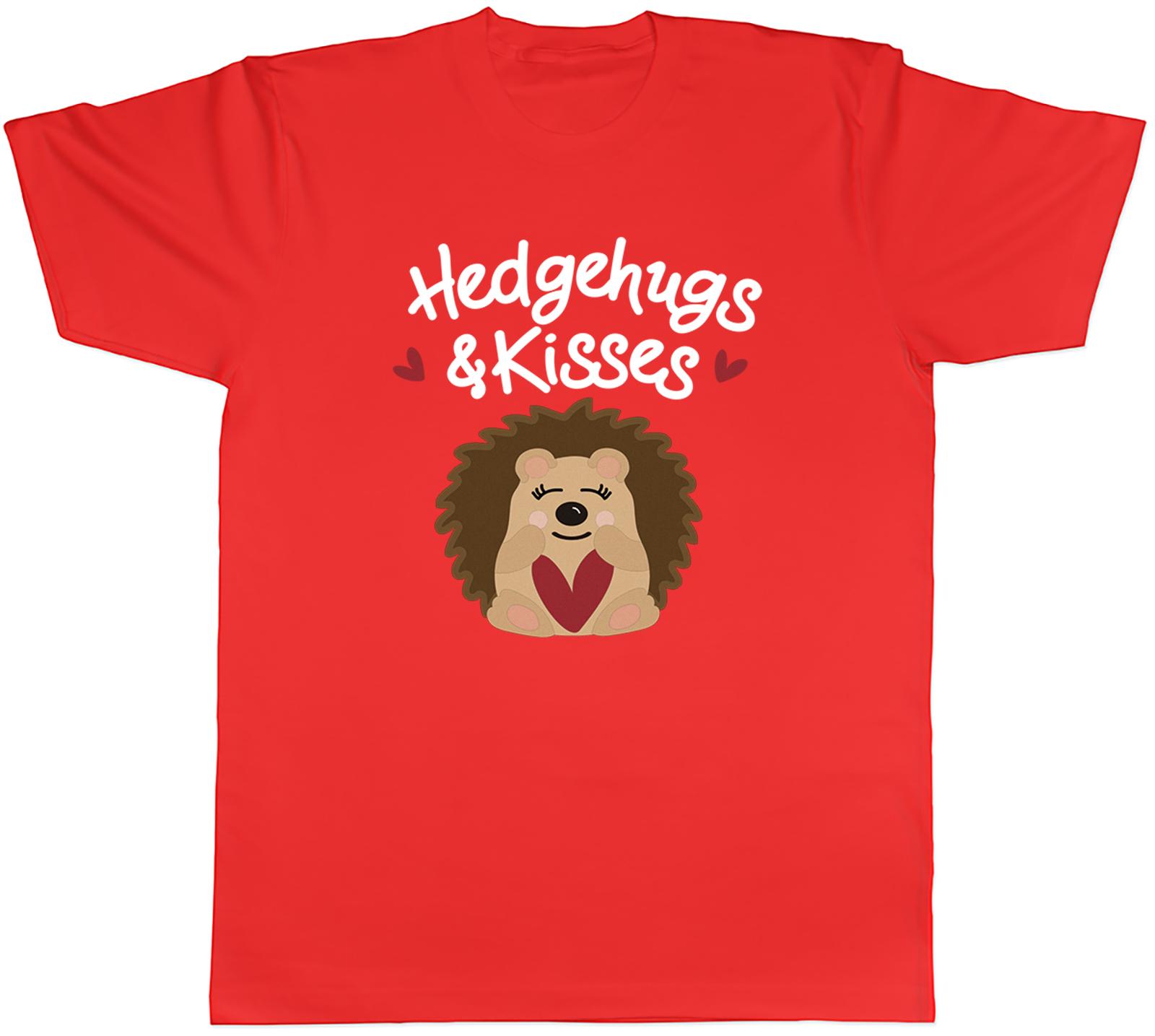 Hedgehog Unisexs TShirt Hedgehugs and Kisses Pet Lover Unisex Tee Gift S