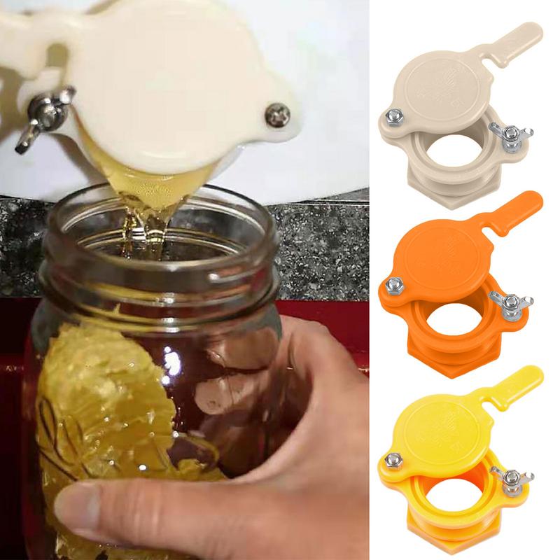 Honey Shaker Honey Mouth Shaker Honey Bucket Accessories Bee Faucet Gate Valve Bottling Honey Extractor Beekeeping Tools