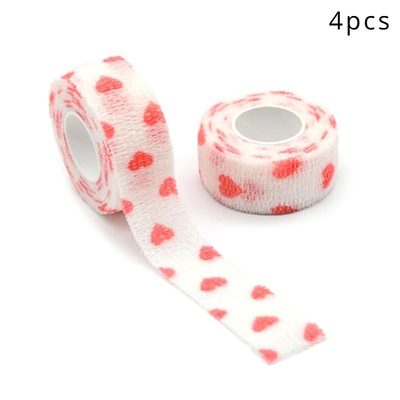 4PCS Pet Puppy Go Out Anti-dirt Artifact Leggings Tape Self-adhesive Bandage Walking Dog Foot Binding Protective Bandage
