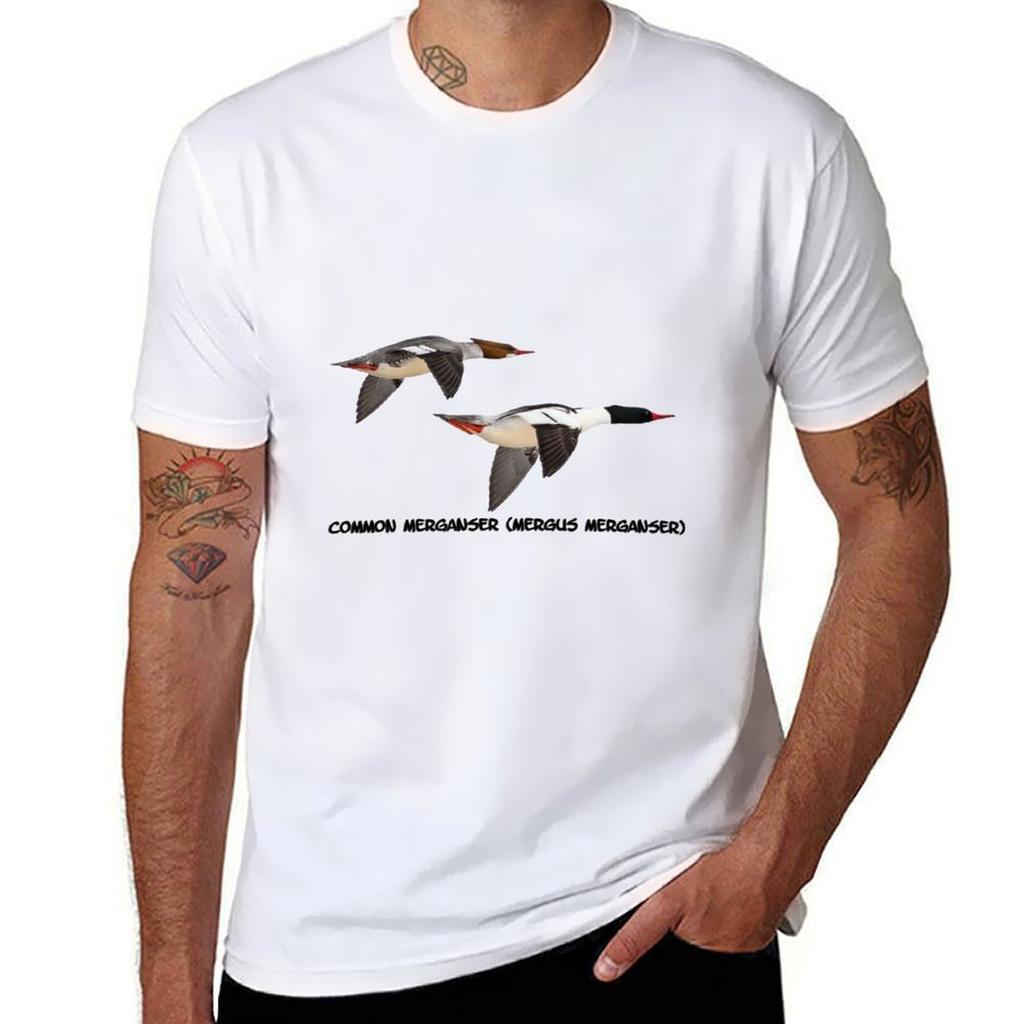 Common Mergansersisolated 20141 Tshirt Tough Fabric Work Tee