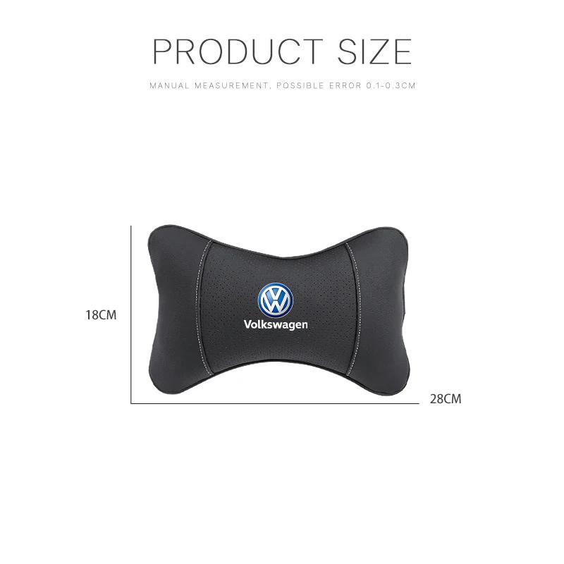 2026 Hett För Volkswagen VW 1 st Bil Nacke Huvudstöd Kudde Säte Mjuk Kudde För VW GTI Atlas Jetta Touareg Variant Golf Polo
