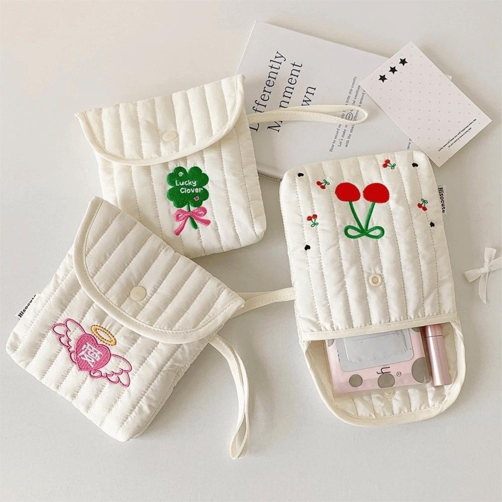 Square Sanitary Napkin Storage Bag Large Capacity Small Storage Bag  Student