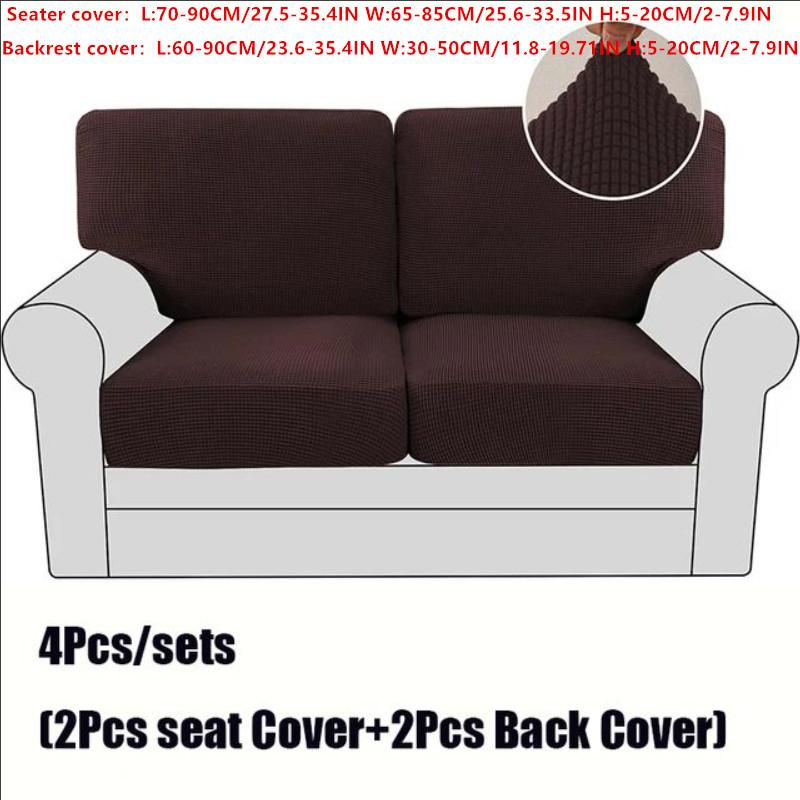 

Эластичный чехол на подушку дивана, Чехол для дивана, Защита для мебели, Гостиная, 4 шт., Набор 6 шт.