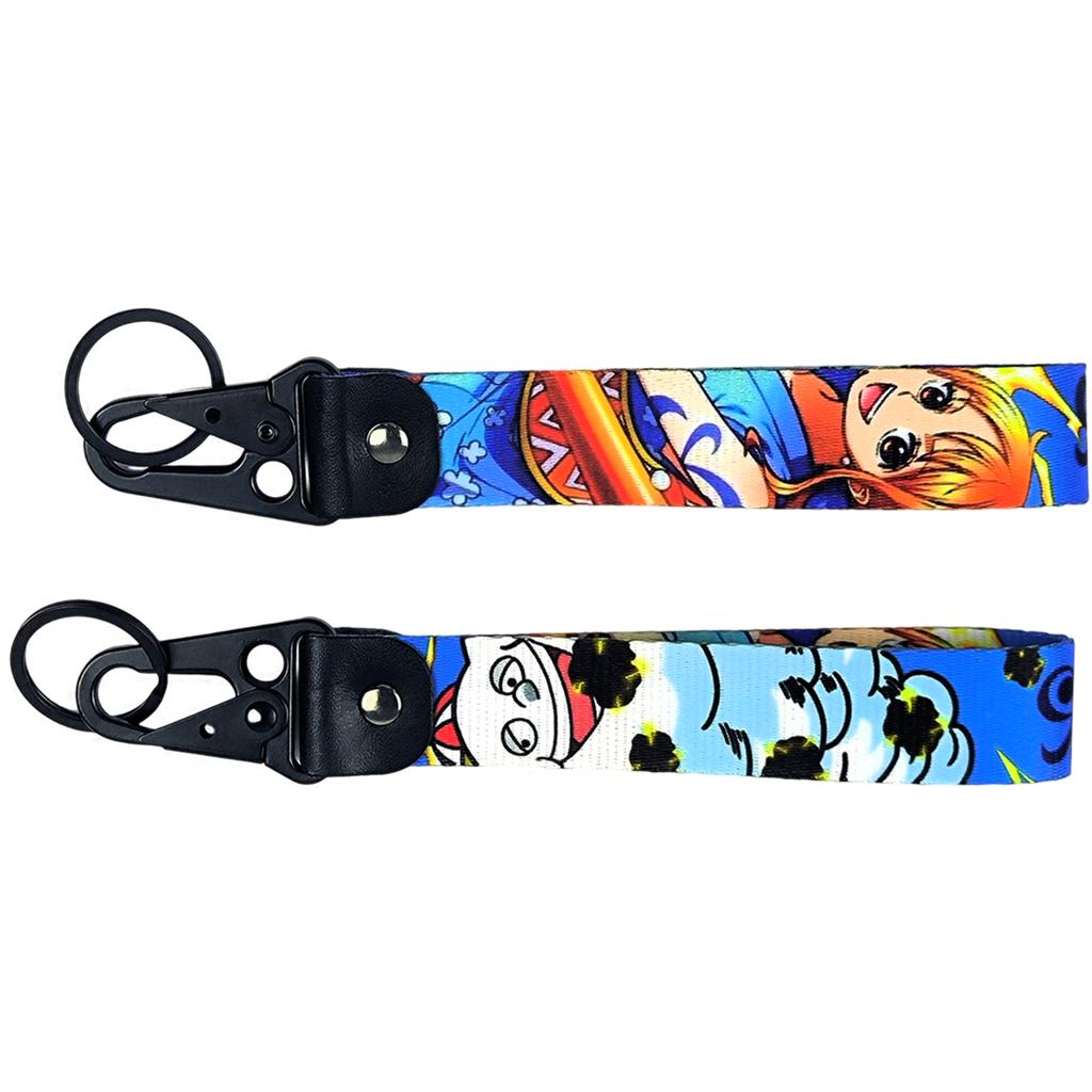 One Piece Cool Eagle Beak Keychain Lanyard Anime Manga Series Badge Holder USB Pendant Portable Key Lanyard Accessories 6