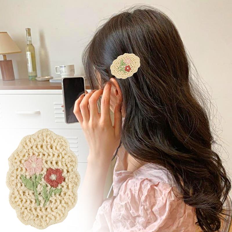 1/10PCS Embroidery Craft Materials Cherry Pattern Rustic Style Patch Elegant Sewing Accessories Multi-Function Multi-color