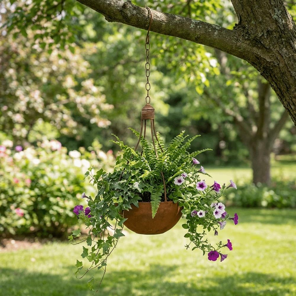 Lightweight Hanging Flower Vase Decorative Plant Pot Creative Garden Planter Outdoor Dried Flower