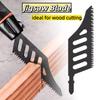 1Pc T142Hb Jigsaw Blade Saw Blades T Shank Flush Cut Replaceable Jigsaw Blade Wood Fiberboard Blades High Precision Cut Tool