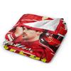 Coperta Morbida CaldaStudenti Campeggio Charles Leclerc Coperta da Lancio Flanella Copriletto Per Divano Sedia Stampa Copridivano Letto