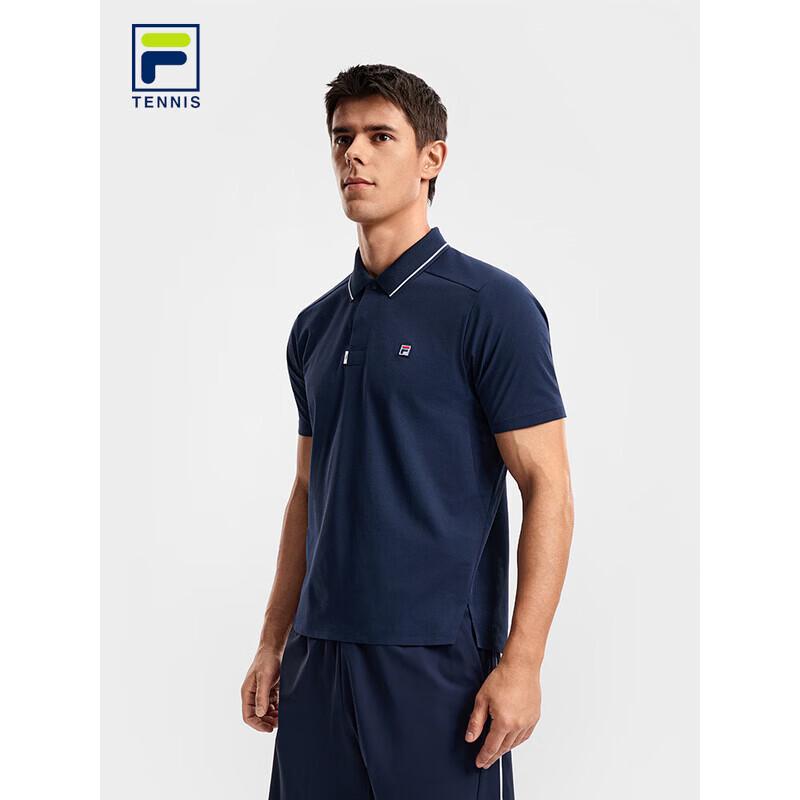 FILA Men s 2026 Spring Knit Tennis Polo Shirt M