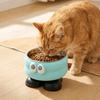 Large Capacity Elevated Pet Bowl Stainless Steel Cat Drinking Bowl  for Cats and Dogs