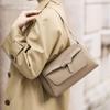Premium Texture Underarm Bag First Layer Cowhide Temperament Messenger Bag Niche Leather Shoulder Small Square Bag