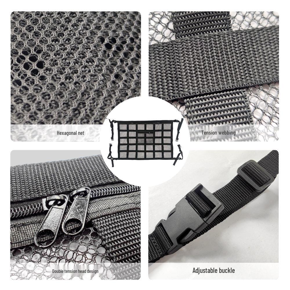 Car Interior Roof Storage Mesh Bag - Car Roof Storage Net Organize