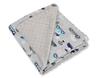 Large Baby Wrap for Stroller Carrier Seat, Double-sided - Gray/gray Bunnies