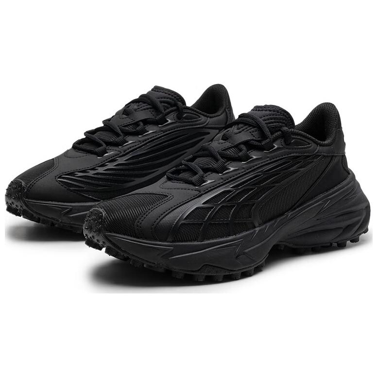 Puma Spirex Base Comfortable Versatile Low-Top Casual Shoes Unisex sneaker Black 396434-01