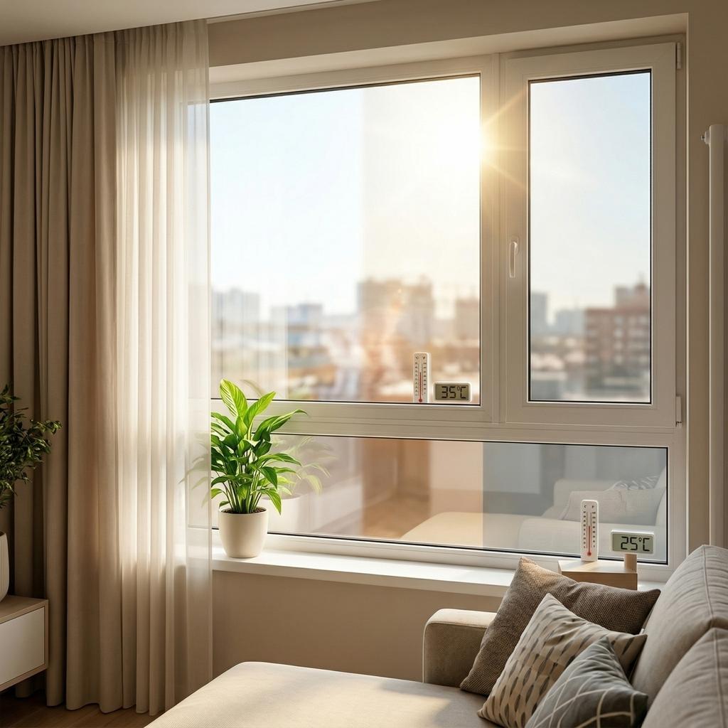 Window Insulation Film Electrostatic Glueless Glass Film Film Household Balcony50*200cm