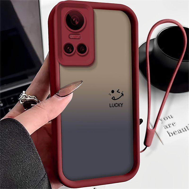 Simple Smiley Face Suitable for Realmegtneo3 Mobile Phone Case Matte Straight Edge