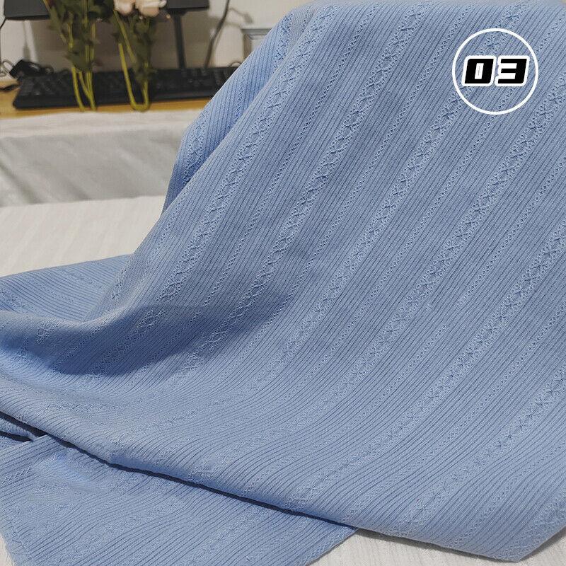 Cotton Jacquard Strip Breathable Soft Clothing Skin Friendly Fabric DIY Dress Mosquito Net Patchwork Needlework Clothing Supplie