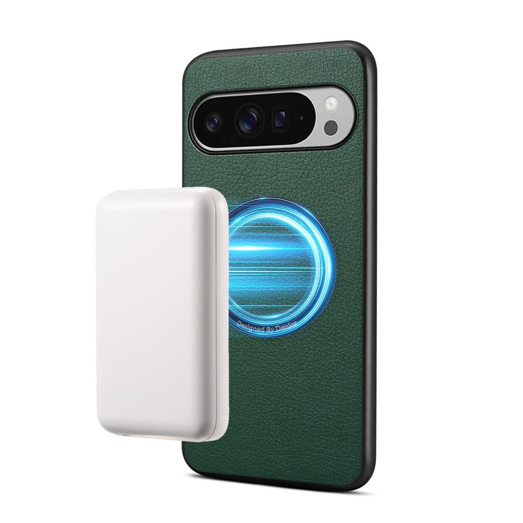 Senior-Friendly Google Pixel 8Pro Faux Leather Drop-Proof Calfskin Case