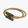 Stainless Steel Bracelet, Leather Woven Bracelet, Various Colors, Geometric Style, Light Luxury Style