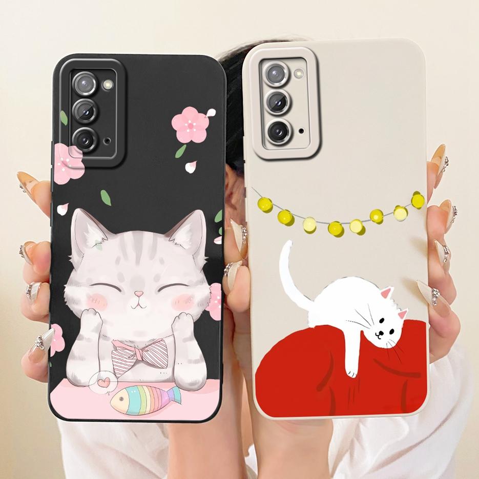 For Samsung Galaxy Note 20 Case SM-N980F Cute Rabbit Cartoon Cover Soft Silicone Case For Samsung Note 20 Ultra Note20 5G Fundas