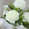 1PC Fall Artificial Peony Flowers Silk Hydrangea Rose Living Room Home Vase Garden Wedding Bridal Bouquet Diy Party Decoration