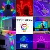 IKERY Neonové světlo MagicColor Flowing LED páskové světlo Voděodolné 10m Dálkové ovládání a ovládání pomocí aplikace pro chytrý telefon Podsvícení pro PC TV Herní světlo Pro vnitřní použití