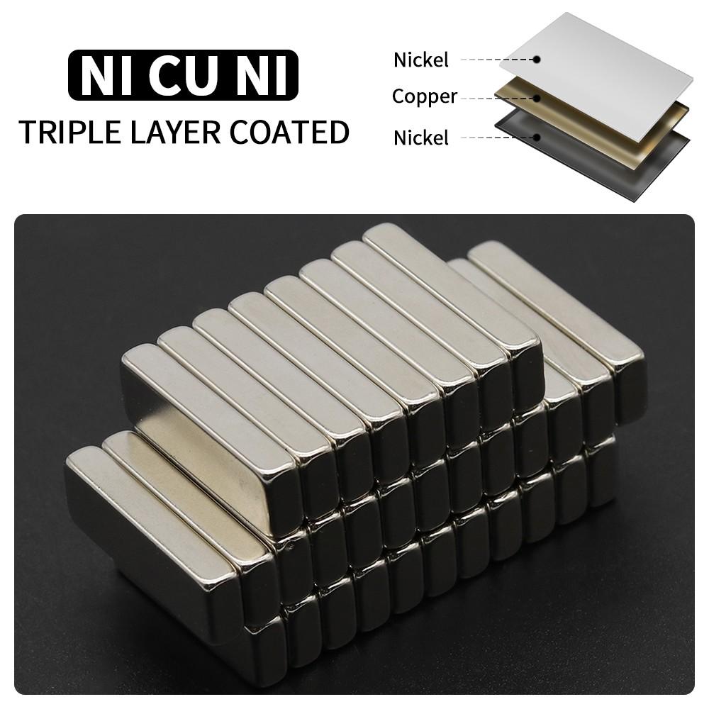 30x10x5mm Ισχυρός Μαγνήτης Νεοδυμίου N35 NdfeB Μόνιμος Μαγνητικός Κύβος Εξαιρετικά Ισχυροί Μαγνήτες Ψυγείου DIY