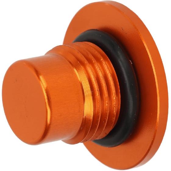 Motorcycle Engine Oil Filler Cap Aluminum Alloy Oil Filler Cap Screw Cover For Duke390 Duke250 Duke200 RC390 Vitpilen250 RC390 (Orange)