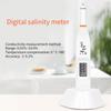 Salinity Meter Tester or Food Highs Accuracy Salts Accuracy Concentration Measuring Salinometer Digital Salinity Tester