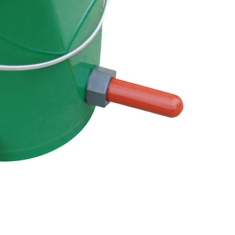 8L Tier Milchfütterungseimer Verdickter Körper Mehrere Silikon-Zitzen Zum Füttern von Kälbern Lämmern Auf dem Bauernhof