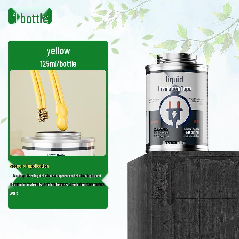 High Temp Waterproof Electrical Insulation Tape - Flame Retardant Liquid Adhesive for Circuit Repair