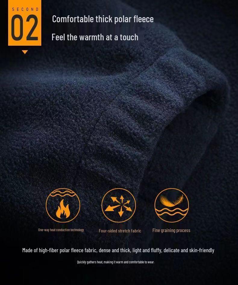 Women's Thickened Fleece Jacket: Casual Stand-Up Collar Cardigan for Outdoor Sports