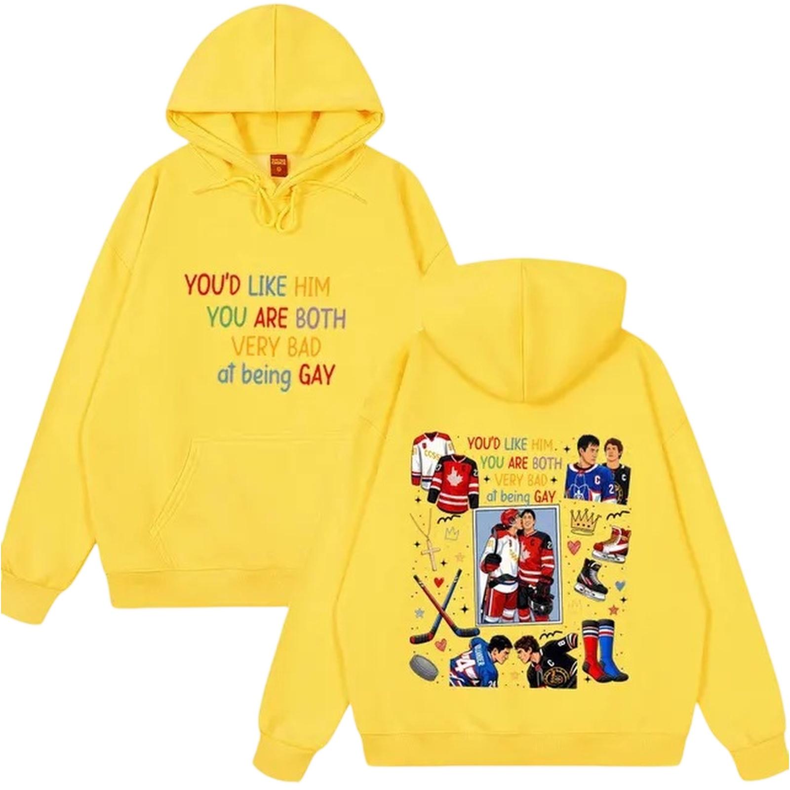 Womens Hoodies Fleece Sweatshirts Fall Fashion Pullover Sweaters Winter Clothes XL жёлтый 1760₽