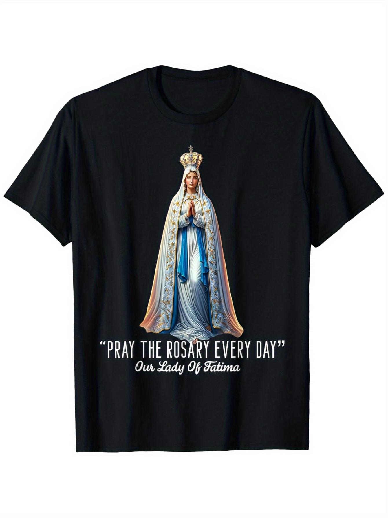 Our Lady of Fatima Marian Catholic T-Shirt S