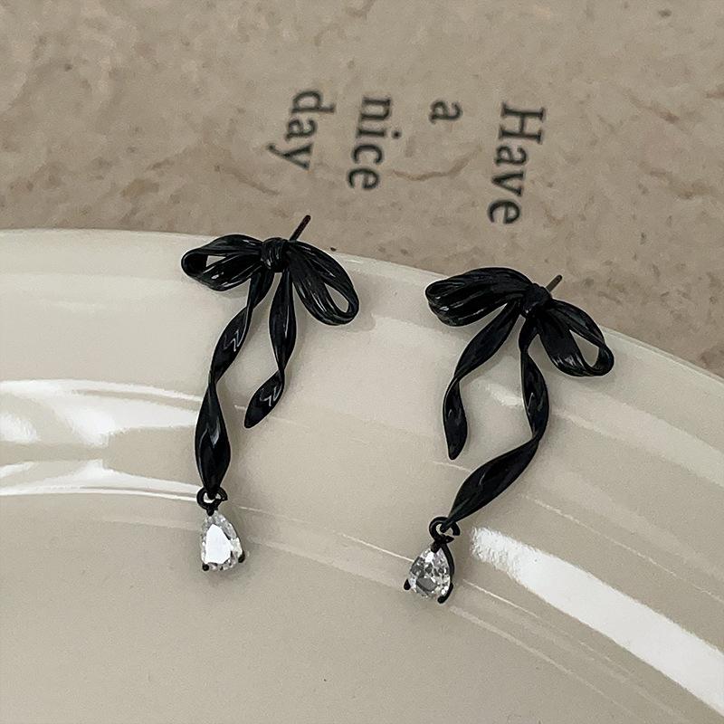 

Серьги-гвоздики Ballet Matte Metal Bow, женские, милые, нежные, темпераментные, элегантные, универсальные серьги