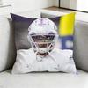 A-American Football Justin J-Jefferson Pillow Case Square Double-Sided Sofa Cushion Cover Bedroom Bedside Pillow Gift