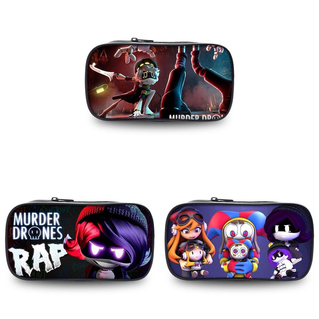 Oxford Fabric Murder Drones Uzi Plush Pencil Case For Anime Fans**