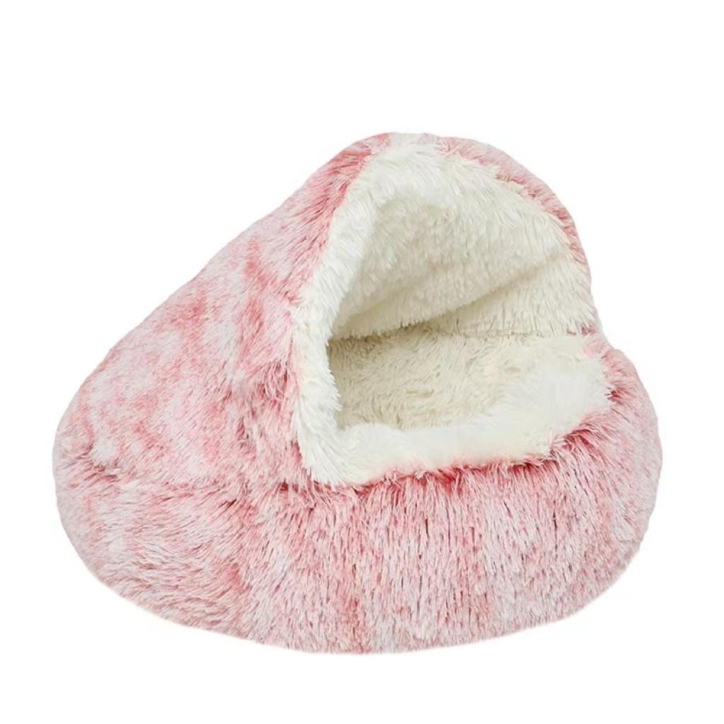 New Arrival Eco-Friendly Pet Supplies House Calming Bed Cat Cave Beds for Indoor Cats or Small Dogs