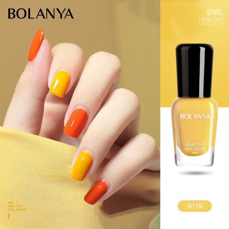 Nail Polish Nude Color No Baking Quick Drying Long Lasting Non-peelable Softening Repair Nail Polish