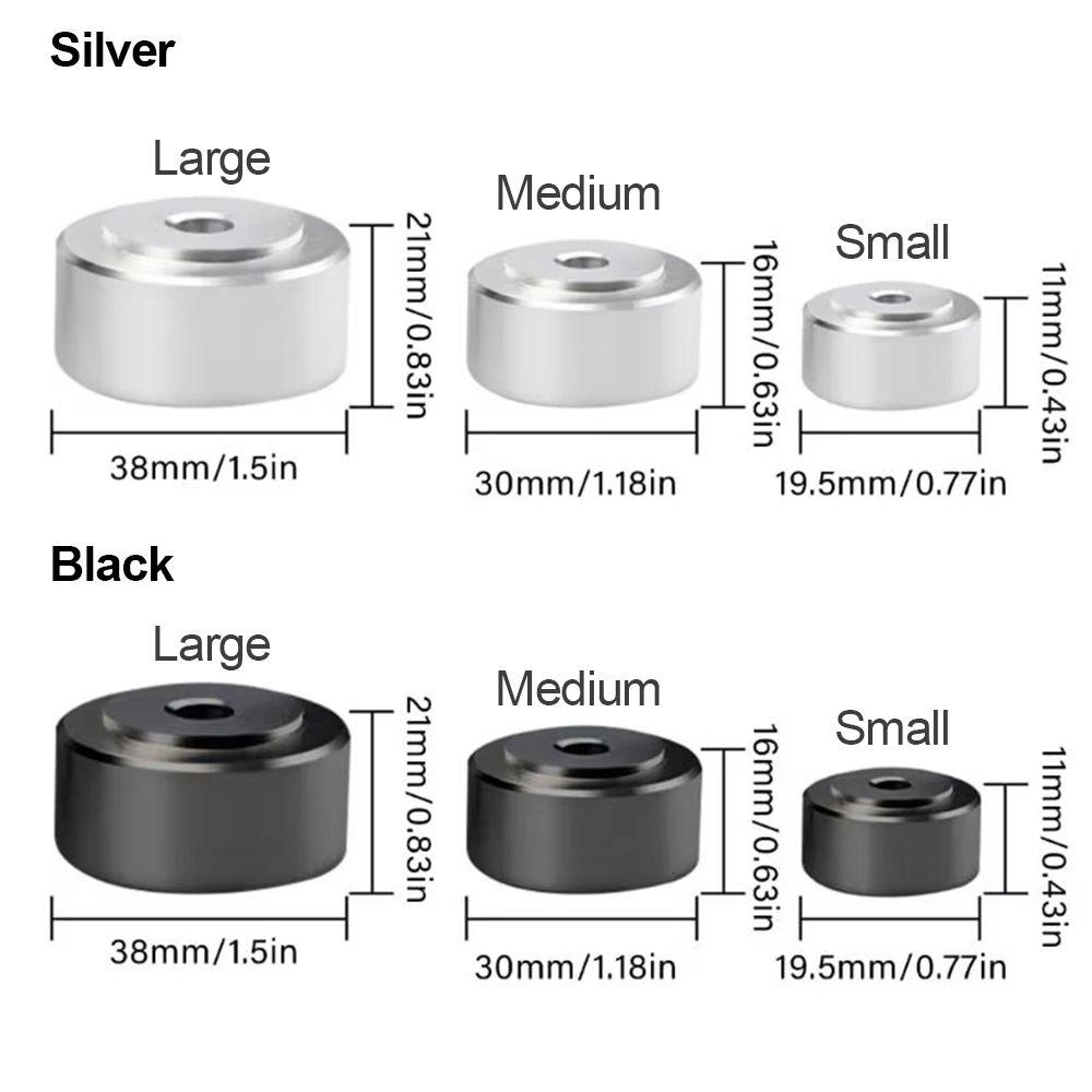 1/4Pcs Aluminum Alloy Feet Pad Isolation Amplifier Base Feet  for Speakers CD Amplifier