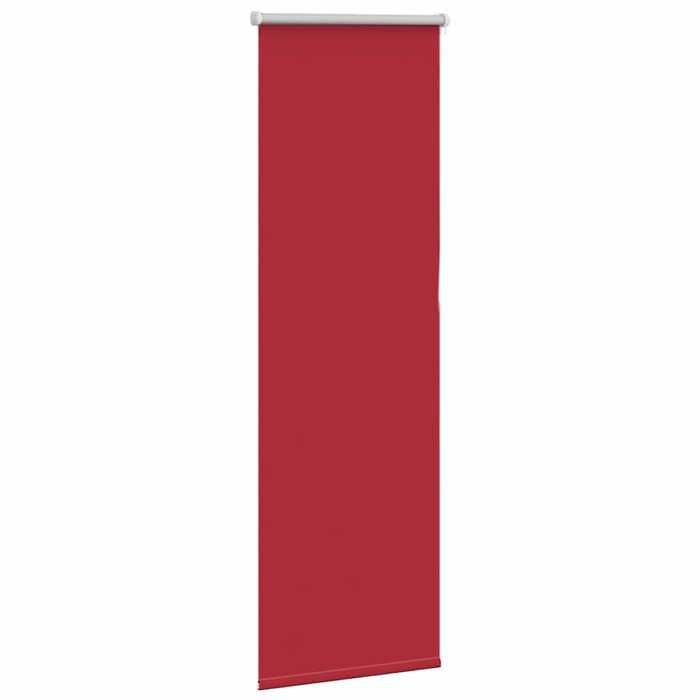 VidaXL Store enrouleur occultant rouge largeur du tissu 35,7 cm, store de jour et de nuit, store de cuisine, store enrouleur 4011766