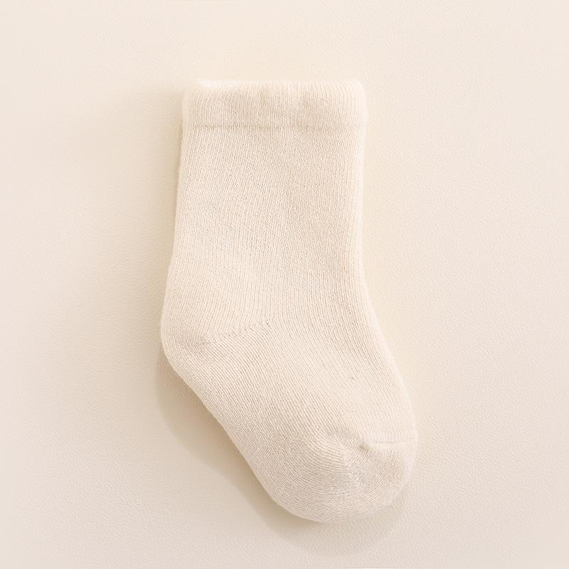 Thick Newborn Socks for Baby Girl Boy Terry Cotton Infant Toddler Socks for Girls Boys Keep Warm in Home 0-3Years Winter