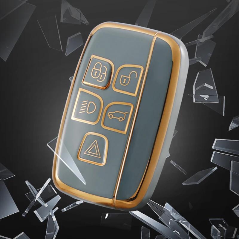 For Land Rover Range Rover Sport Evoque Freelander for Jaguar XF XJ XE XJL Key Case Key Cover Shell Protector Car Accessories