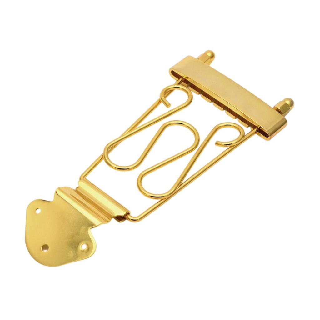 6 String Tailpiece Guitar Bridge Compact Replace Professional String Retainer Fixed Hardtail Bridge Instrument Accessories