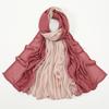 New Arrival Gradient Cotton Rayon Hijab Scarf For Women Muslim Hiabs Ombre Big Size Shalws Headscarf Wraps Headband Islam Turban