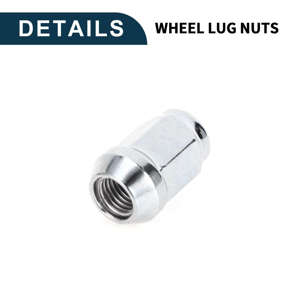 TUCKBOLD M12x1.5mm Matice kola 34mm Vysoká zátěž pro Ford | Matice kol Stříbrný tón 20ks