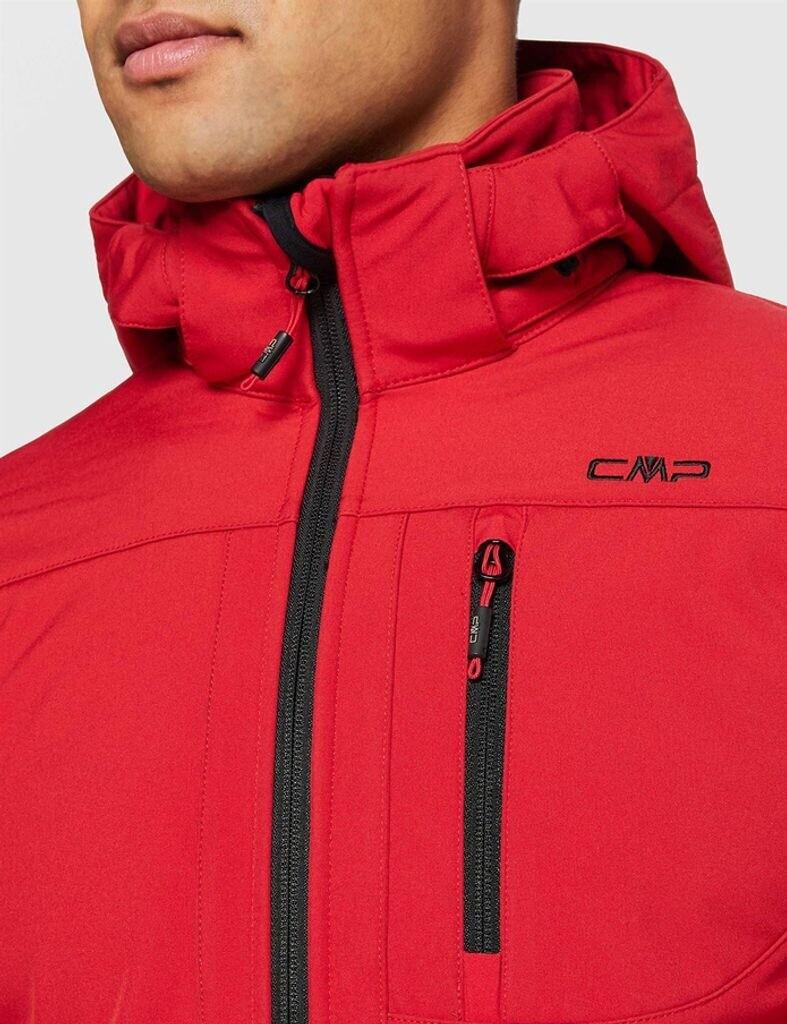 Куртка CMP мужская софтшелл с отстегивающимся капюшоном (3A01787N) ferrari/nero