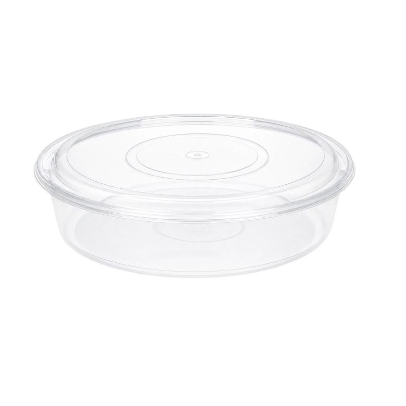 5Pcs Clear Round Filament Storage Box For 3D Printer Spools Stackable Moisture-Proof Dust-Proof Filament Organizer