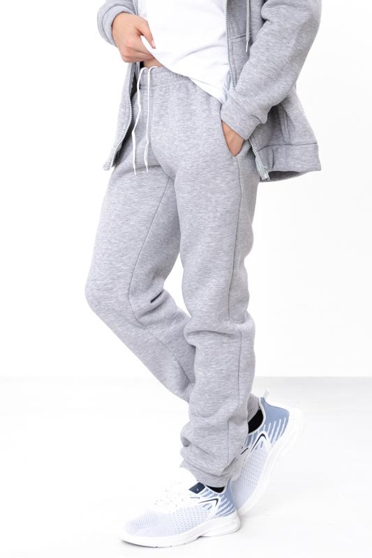 Warmer Jungen-Teenager-Set – Einfarbiger Reißverschluss-Hoodie & Bequeme Jogginghose, Winter 6421-025 HC